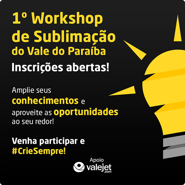 1º Workshop de Sublimação em São José dos Campos