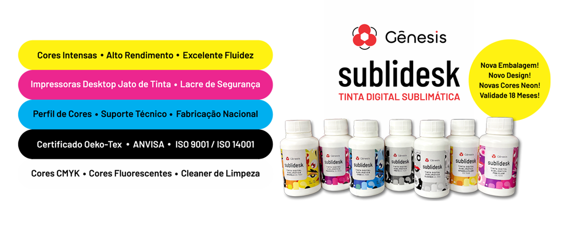Embalagens da linha Digital Sublimação