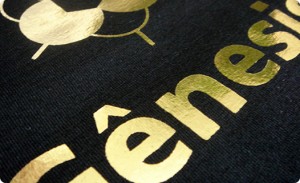 Efeito Transfer Foil Tecido